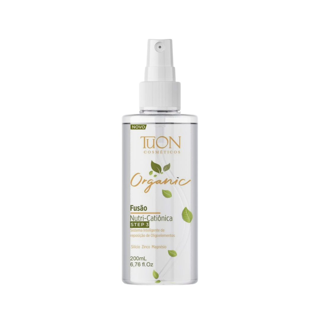 Fusão Reconstrutor Nutri Catiônica Reposição Nutrientes Blindagem Organic 200Ml - Tuon