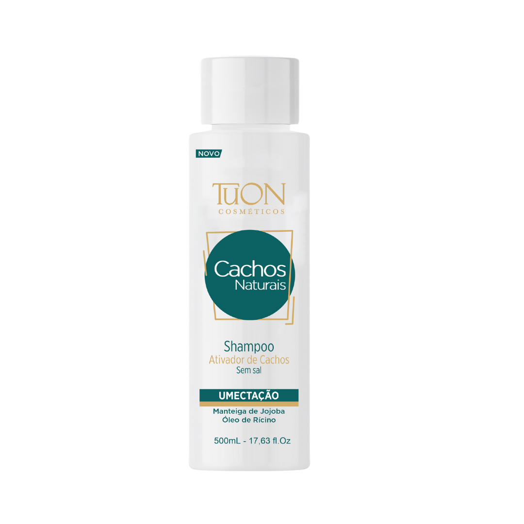 Shampoo Alta Definição Cachos Naturais 500Ml - Tuon