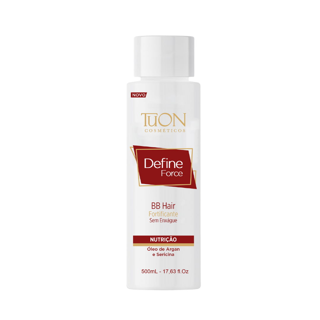 BB Hair Repositor De Massa Cabelos Fortes Define Force 500Ml - Tuon