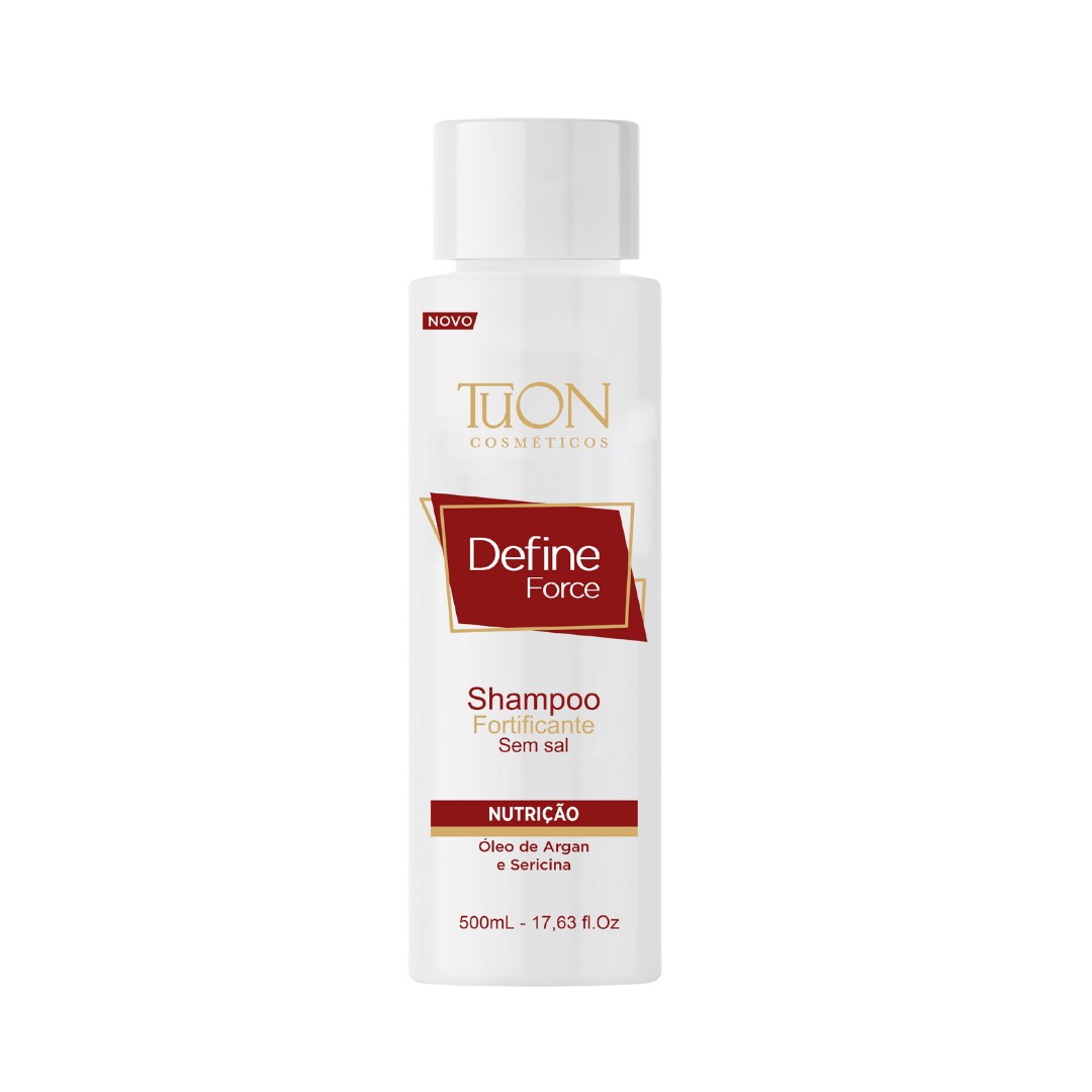 Shampoo Repositor De Massa Cabelos Fortes Define Force 500Ml - Tuon