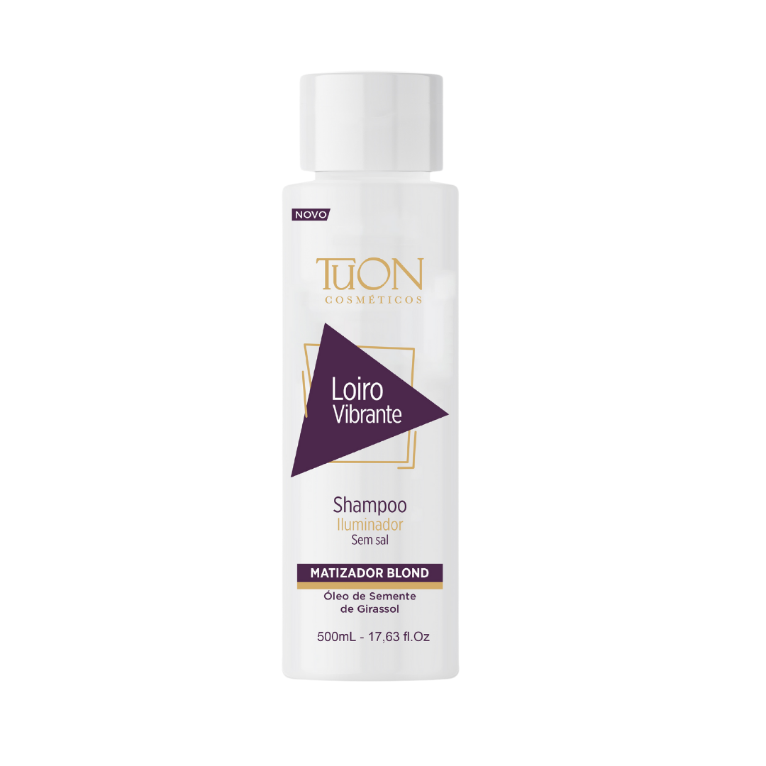 Shampoo Matizador Loiro Vibrante 500Ml - Tuon