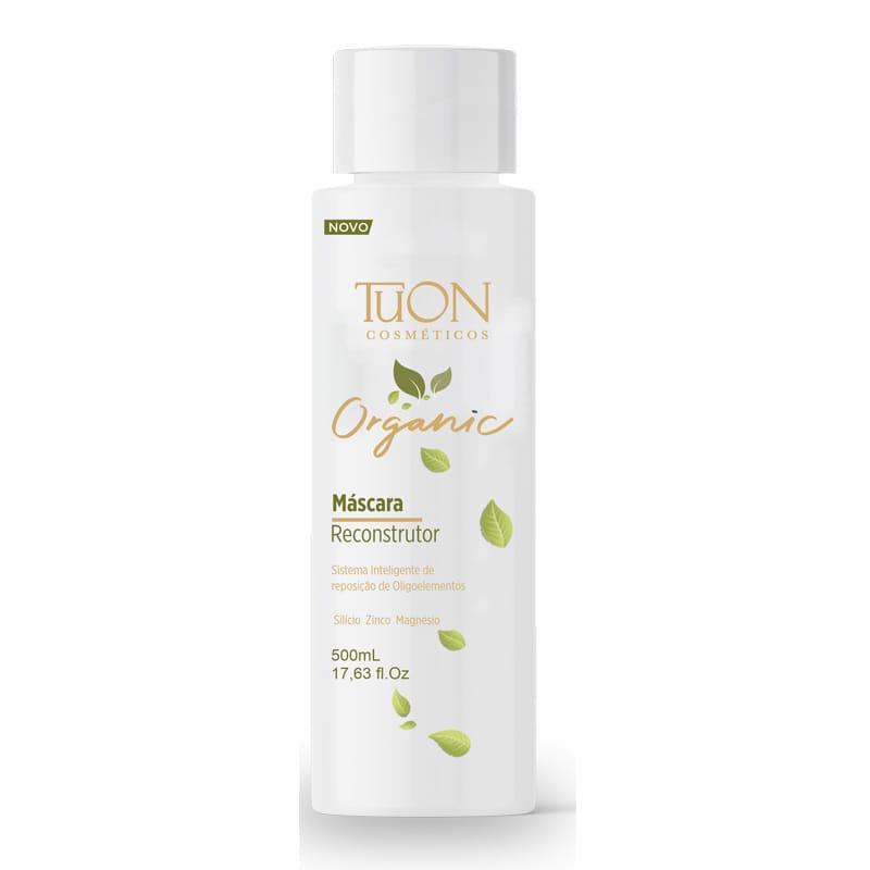 Máscara Reconstrutor Reposição Nutrientes Blindagem Organic 500Ml - Tuon
