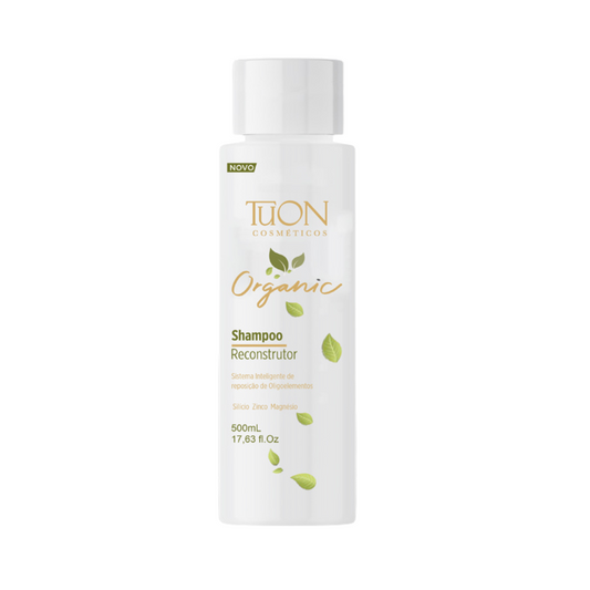 Shampoo Reconstrutor Reposição Nutrientes Blindagem Organic 500Ml - Tuon